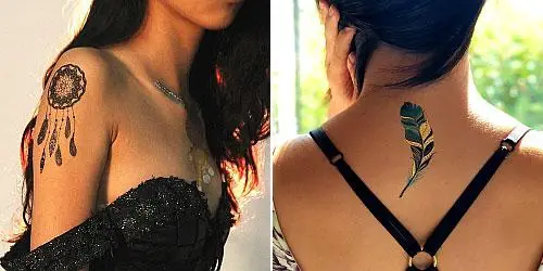 Tatouage éphémère Mikiti pour femmes : des designs délicats et élégants, parfaits pour exprimer votre personnalité avec style.