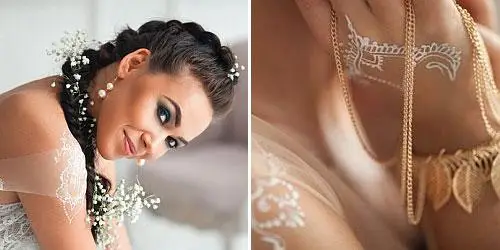 Tatouages éphémères Mikiti pour mariage : des designs élégants et raffinés.