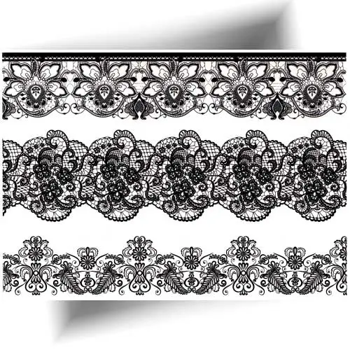 Tatouage sexy jarretière en dentelle noire, design sensuel, facile à appliquer pour un look glamour !